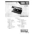 SONY HMK-70 Service Manual cover photo