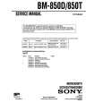SONY BM850D Service Manual cover photo