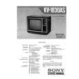 SONY KV-1830AS Service Manual cover photo