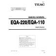 TEAC EQA-110 Service Manual cover photo