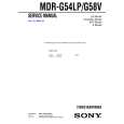 SONY MDRG54LP Service Manual cover photo