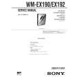 SONY WMEX190 Service Manual cover photo