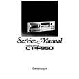 PIONEER CT-F850 Service Manual cover photo