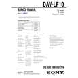 SONY DAVLF10 Service Manual cover photo