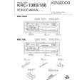 KENWOOD KRC108S Service Manual cover photo