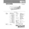 SONY MDP-K1 Service Manual cover photo