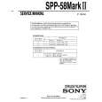 SONY SPP58MARKII Service Manual cover photo
