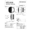 KENWOOD KFC103X Service Manual cover photo
