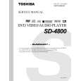 TOSHIBA SD4800 Service Manual cover photo