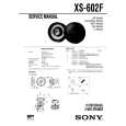 SONY XS602F Service Manual cover photo