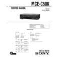 SONY MCE-C50K Service Manual cover photo