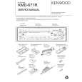 KENWOOD KMD671R Service Manual cover photo