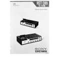 SONY HST-399 Service Manual cover photo
