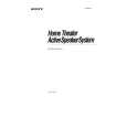 SONY SAVA3 Owner's Manual cover photo