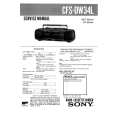 SONY CFSDW34L Service Manual cover photo