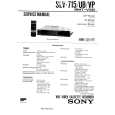 SONY SLV715U/V Service Manual cover photo