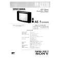 SONY KVC27TD Service Manual cover photo