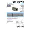 SONY DSCP10 Service Manual cover photo