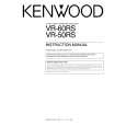 KENWOOD VR-50RS Owner's Manual cover photo