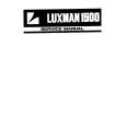 LUXMAN LUXMAN 1500 Service Manual cover photo