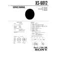 SONY XS6012 Service Manual cover photo