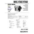 SONY MVCFD87 Service Manual cover photo
