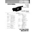 SONY CCDV900E Service Manual cover photo