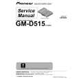 PIONEER GM-D515/XH/EW Service Manual cover photo