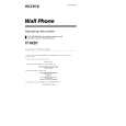 SONY IT-W20 Owner's Manual cover photo