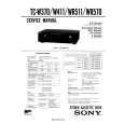 SONY TCW370 Service Manual cover photo