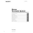 SONY PSLX350H Owner's Manual cover photo