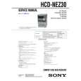 SONY HCD-NEZ30 Service Manual cover photo
