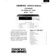 ONKYO T4057 Service Manual cover photo