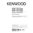 KENWOOD KRF-V6100D Owner's Manual cover photo