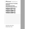 PIONEER VSXD712 Owner's Manual cover photo