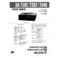 SONY XR7201 Service Manual cover photo