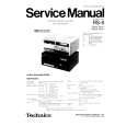 TECHNICS RS5 Service Manual cover photo