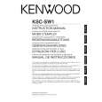 KENWOOD KSC-SW1 Owner's Manual cover photo