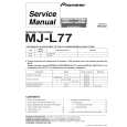PIONEER MJ-L77 Service Manual cover photo