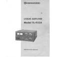 KENWOOD TL-922A Owner's Manual cover photo