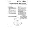 SONY SU27XBR4 Owner's Manual cover photo