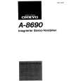 ONKYO A8690 Owner's Manual cover photo