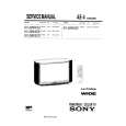 SONY KV28WX2D Service Manual cover photo