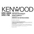 KENWOOD KRC708 Owner's Manual cover photo