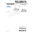 SONY PCGGRS175 Service Manual cover photo