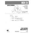 SONY MDR24 Parts Catalog cover photo