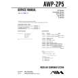 SONY AWPZP5 Service Manual cover photo