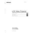SONY VPL-W400Q Owner's Manual cover photo