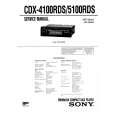 SONY CDX4100RDS Service Manual cover photo