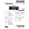 SONY CFD-D450S Service Manual cover photo